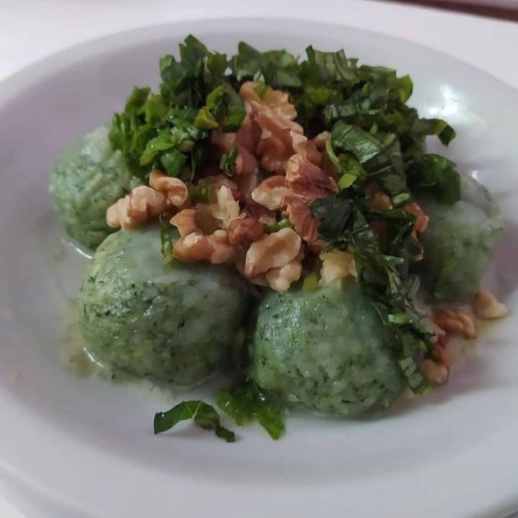 Un plato de pastas de La Armonía